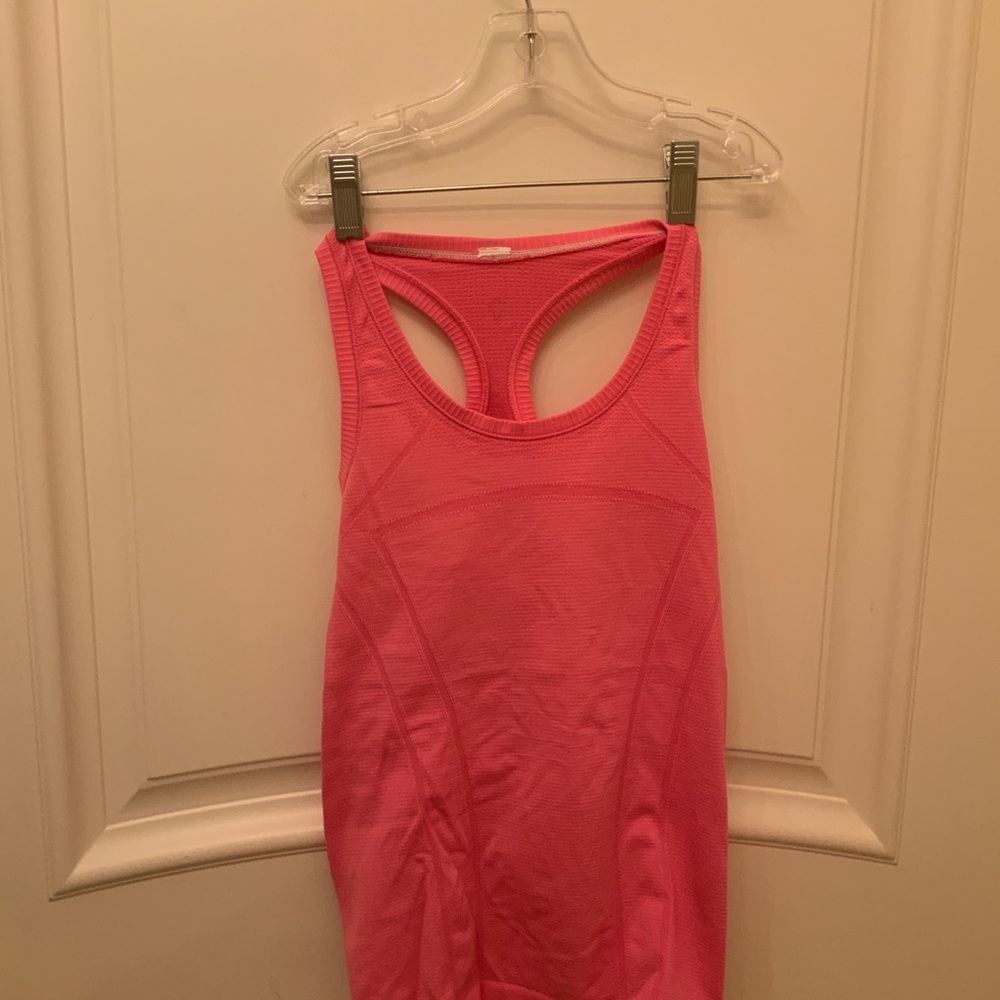LULULEMON IVIVVA Pink Racerback Tank Top SIZE 2